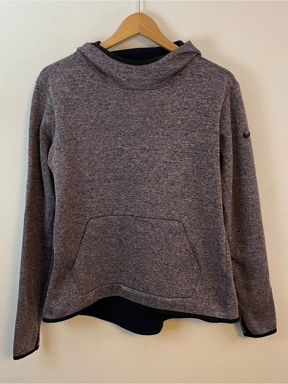 Nike Dri-Fit Purple Hoodie Sweatshirt Women’s Large
